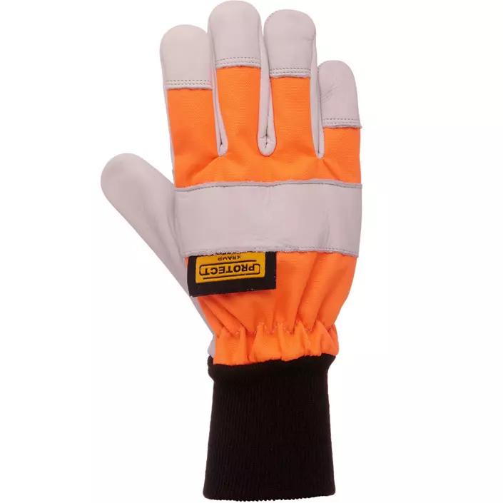 Kramp cut protection gloves, Orange/white, large image number 0