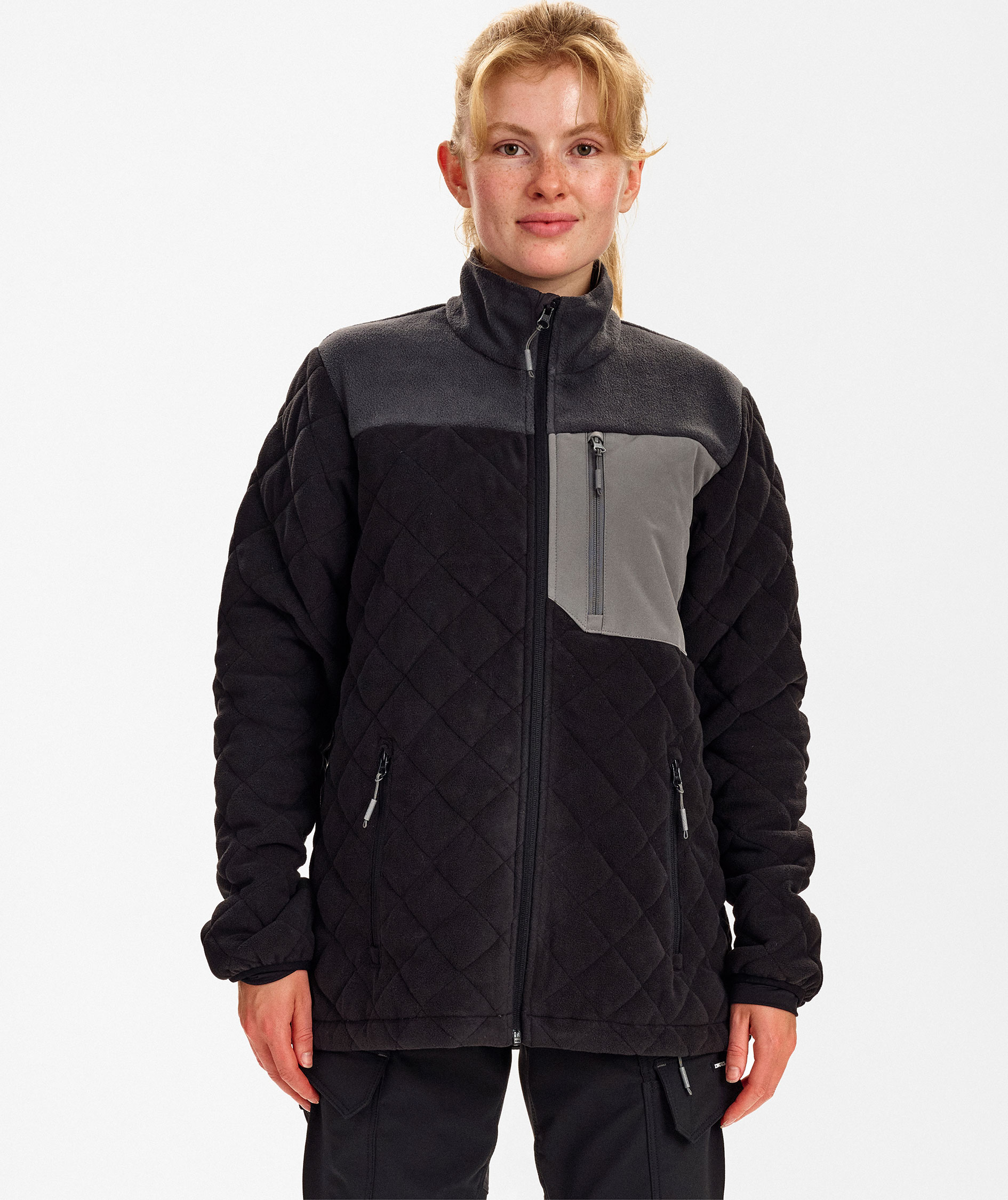 Engel Entire quilted women's fleece jacket