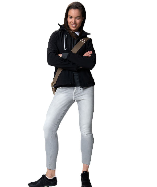 Clique Milford women's softshell jacket, Black, large image number 4