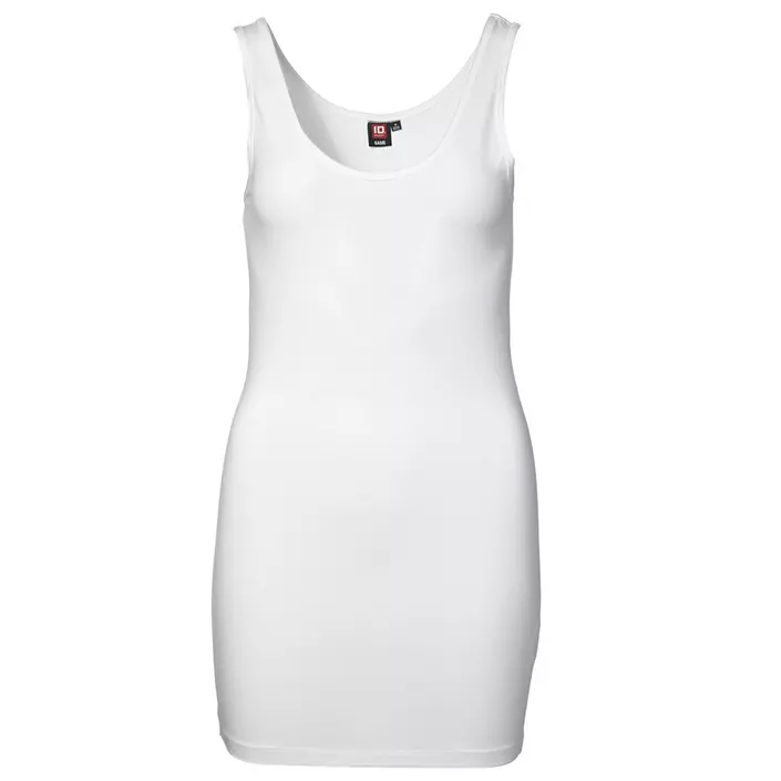 ID Stretch women's top long, White, large image number 0