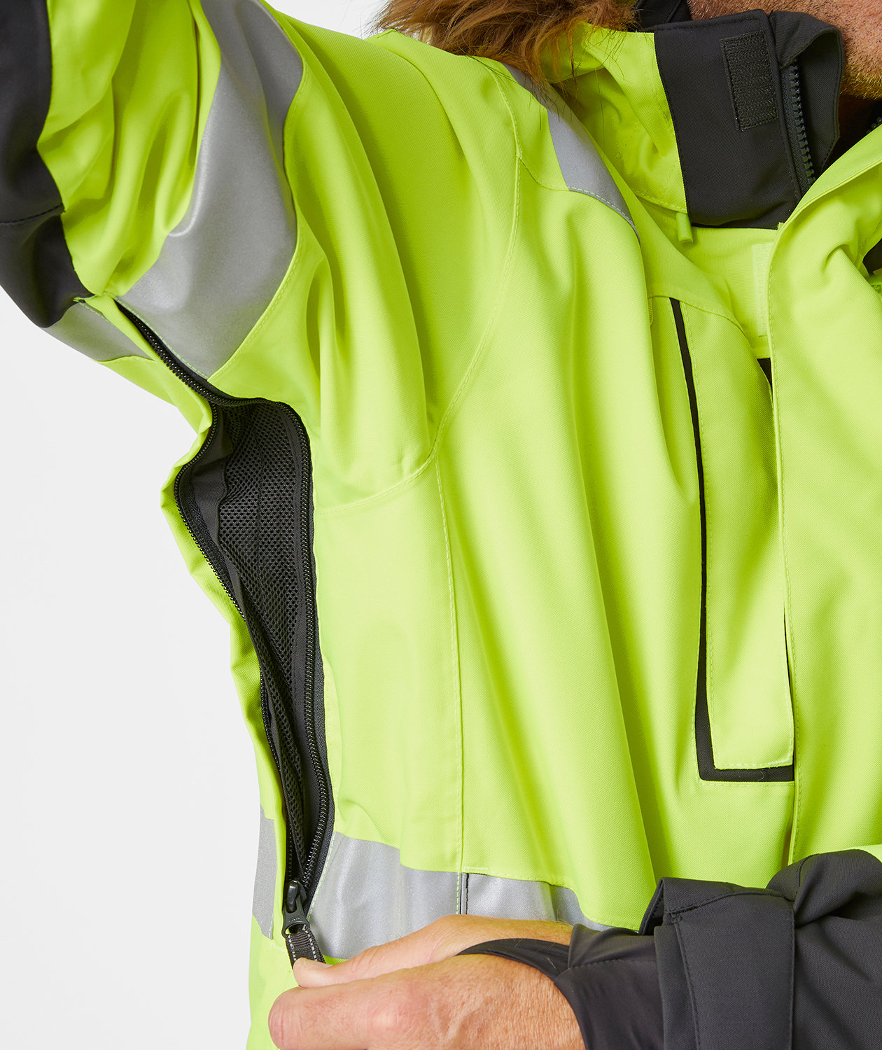 Helly Hansen Alna 2.0 parka, Hi-vis yellow/charcoal, large image number 5