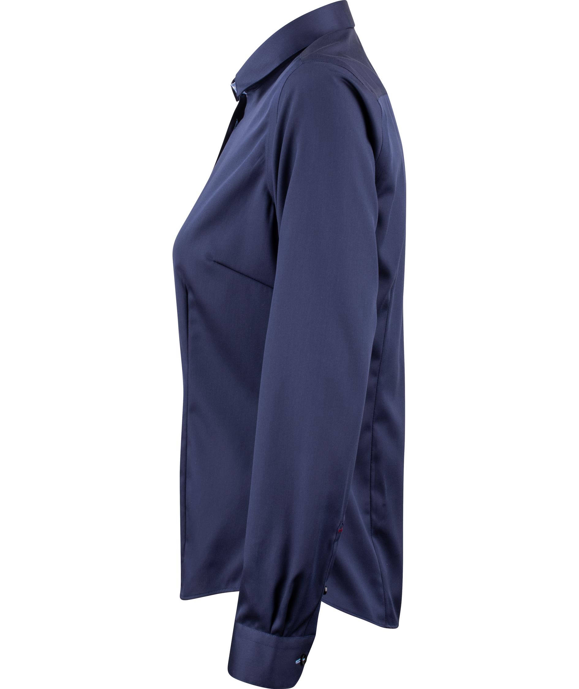 J. Harvest & Frost Twill Red Bow 20 lady fit shirt, Navy/Sky Blue, Navy/Sky Blue, large image number 2