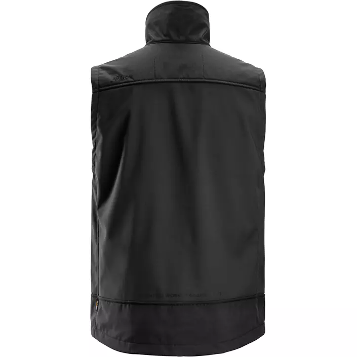Snickers AllroundWork softshellväst 4506, Black/Black, large image number 1