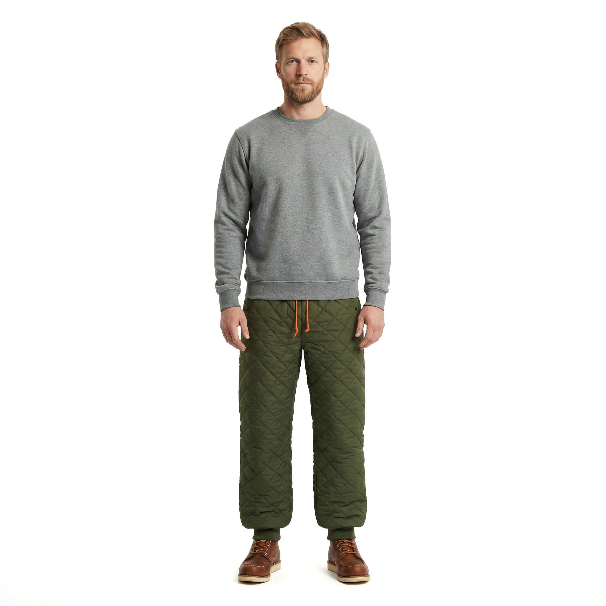 Ocean Outdoor thermal trousers, Olive, large image number 2
