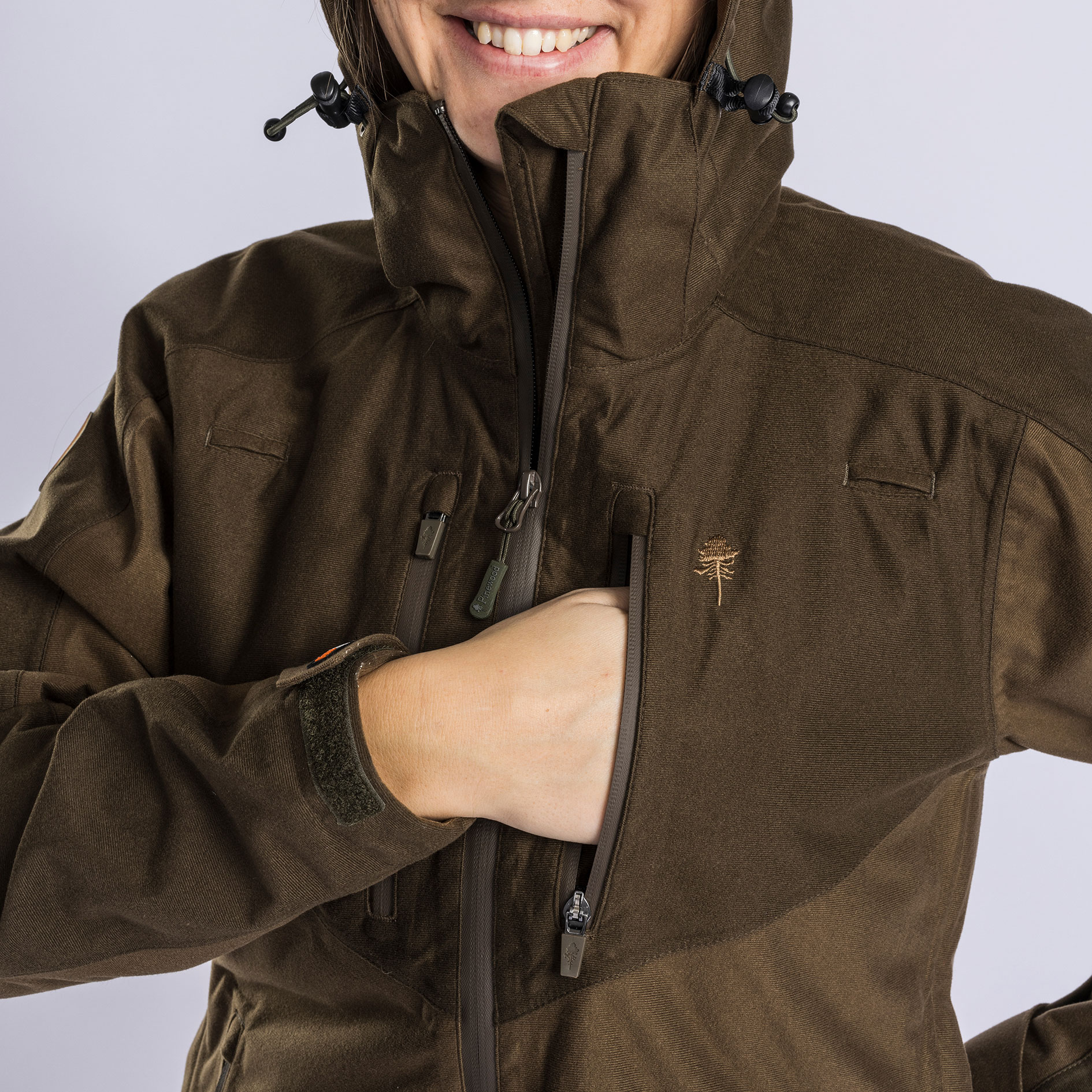 Pinewood&nbsp;Retriever Active damejakke, Hunting Brown/Suede Brown, large image number 7