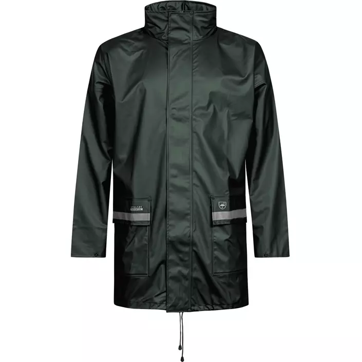 Lyngsøe PU rain jacket, Green, large image number 0