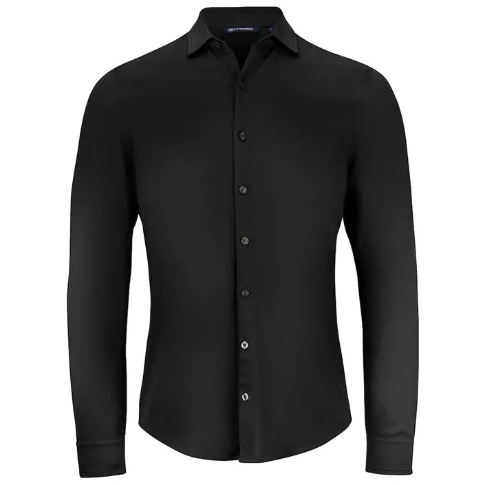 Cutter & Buck Advantage Slim fit skjorte, Sort, large image number 0