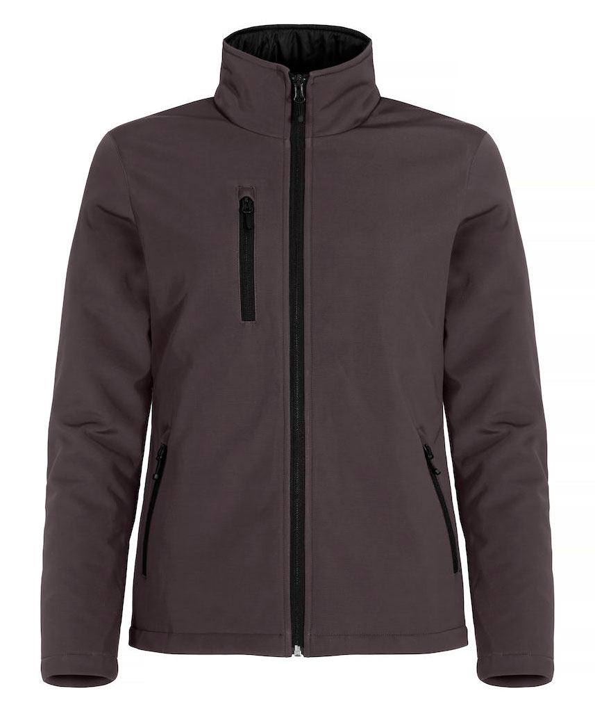 Clique lined women's softshell jacket, Dark Grey, Dark Grey, swatch