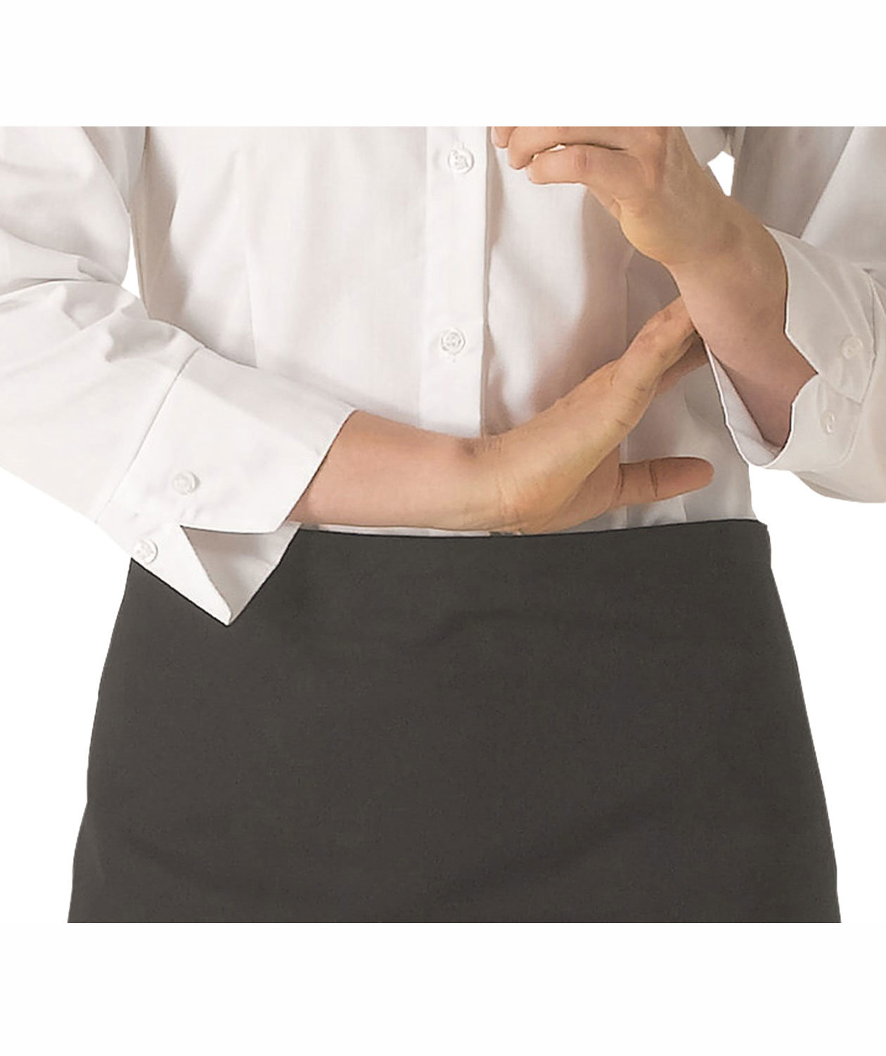 Kentaur modern fit women's shirt, 7/8-length sleeves, White