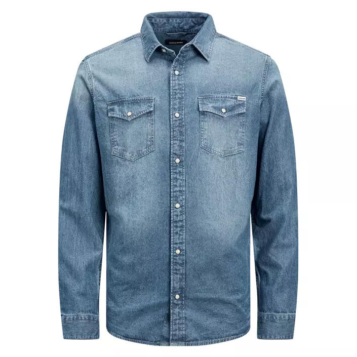 Jack & Jones JJESHERIDAN Slim fit shirt, Medium Denim Blue, large image number 0