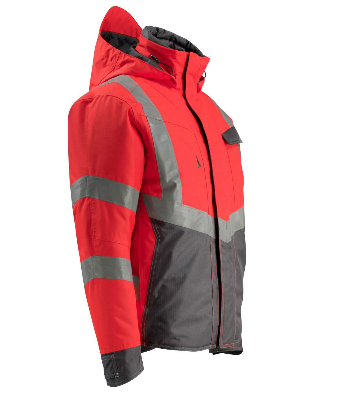 Mascot Safe Supreme Hastings vinterjakke, R&oslash;d/M&oslash;rk&nbsp;Antracitgr&aring;, large image number 3