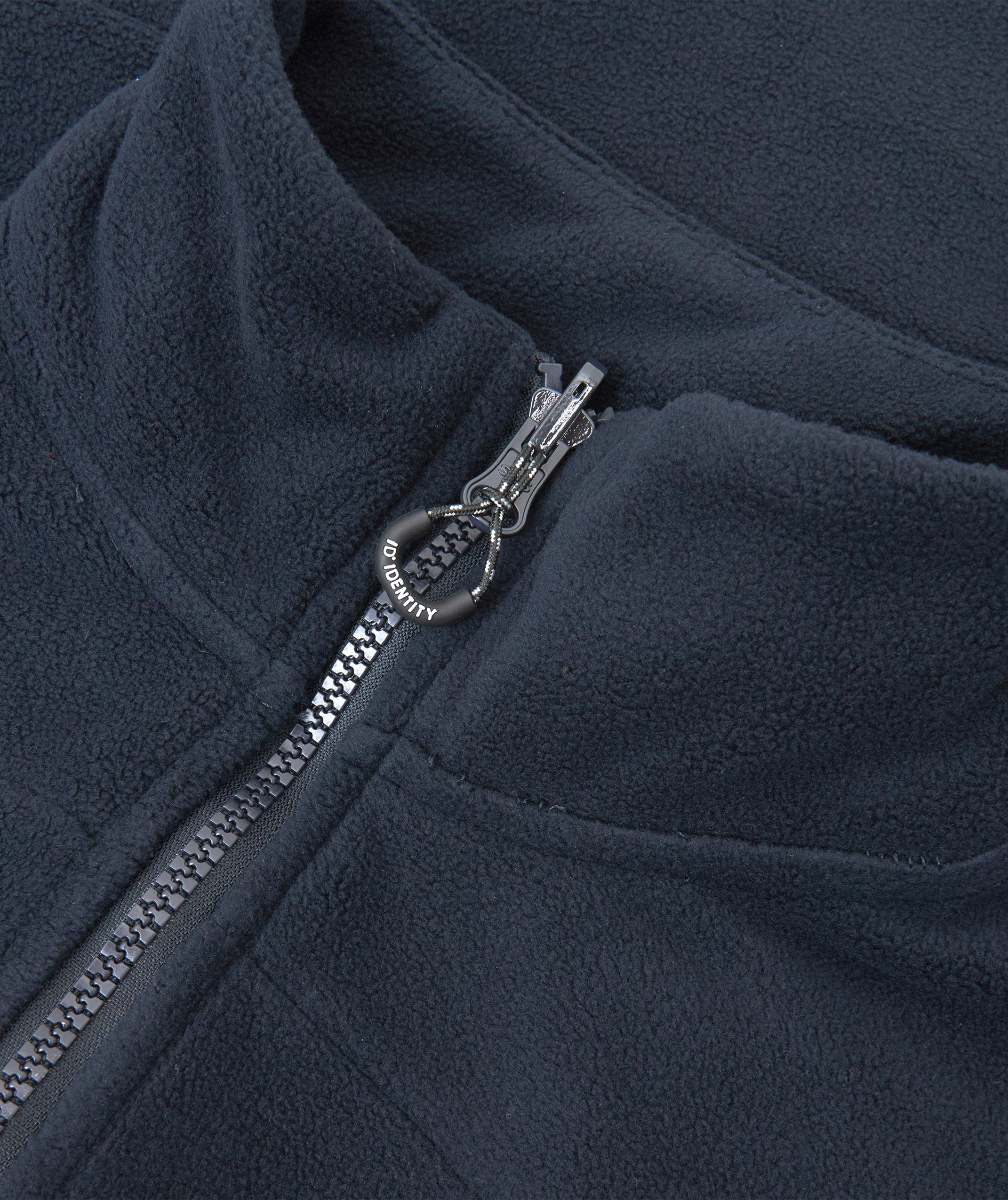 ID Zip'n'mix Active dame fleecegenser, Marine, large image number 3