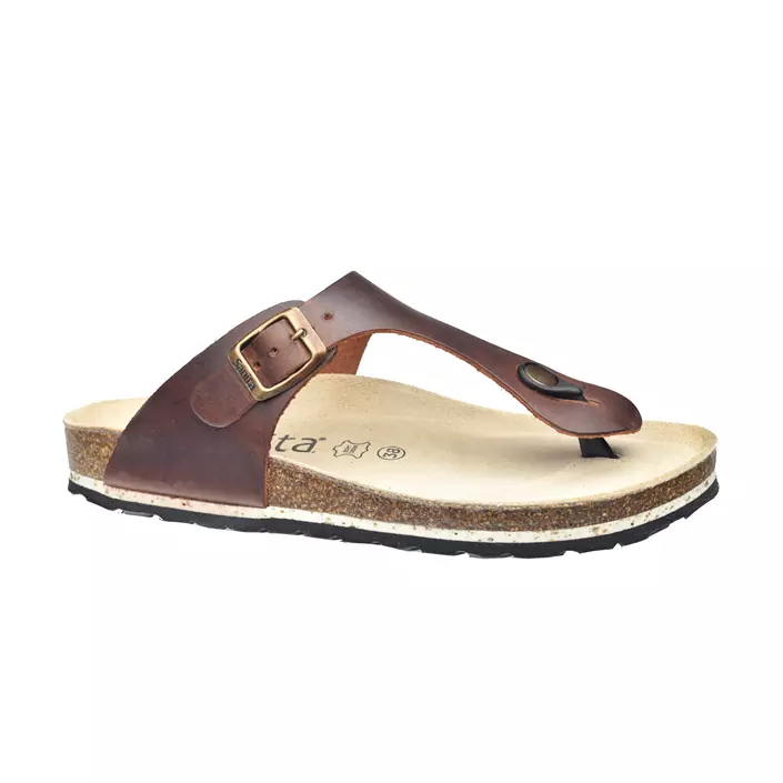 Sanita Bora Bora Bio dame sandaler, Cognac, large image number 0