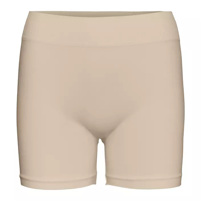 Vero Moda VMJACKIE korta seamless innershorts dam, Tan, large image number 0
