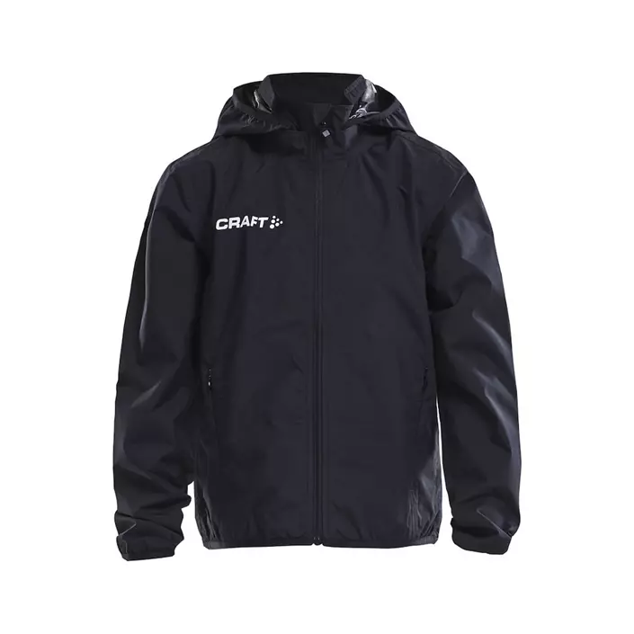 Craft junior rain jacket, Black, large image number 0