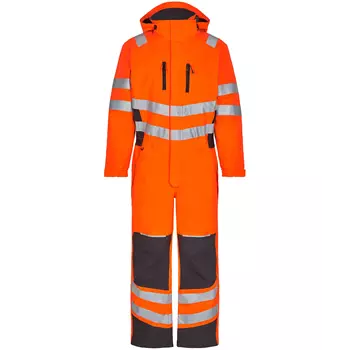Engel Safety winter coverall, Hi-vis orange/Grey