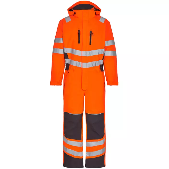 Engel Safety Winteroverall, Hi-vis orange/Grau, large image number 0