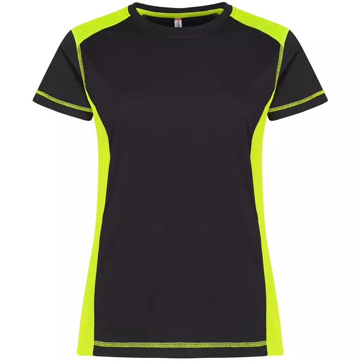 Clique Ambition-T Damen T-Shirt, Visibility Yellow, large image number 0