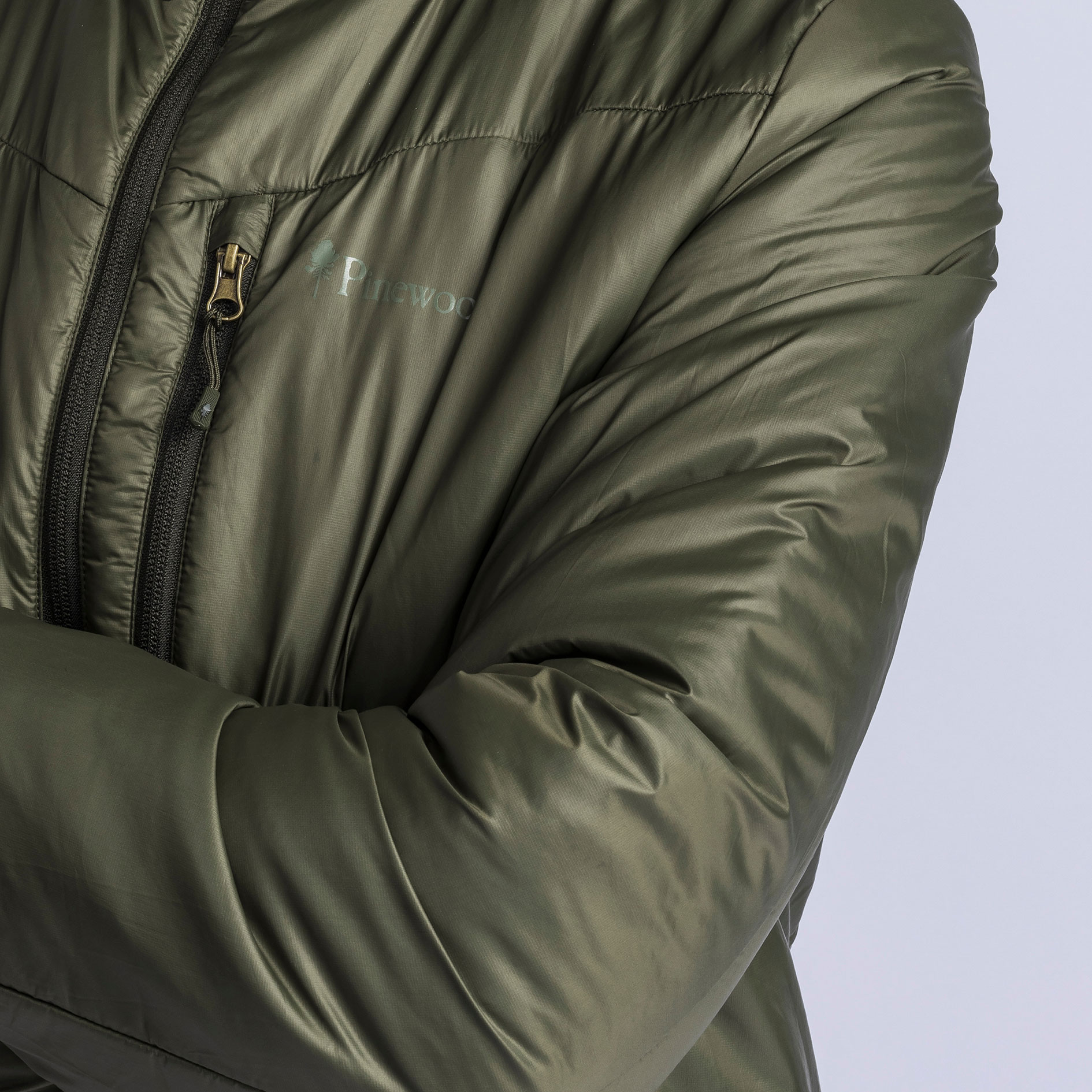 Pinewood&nbsp;Wool Insulation jakke, Moss green, large image number 5