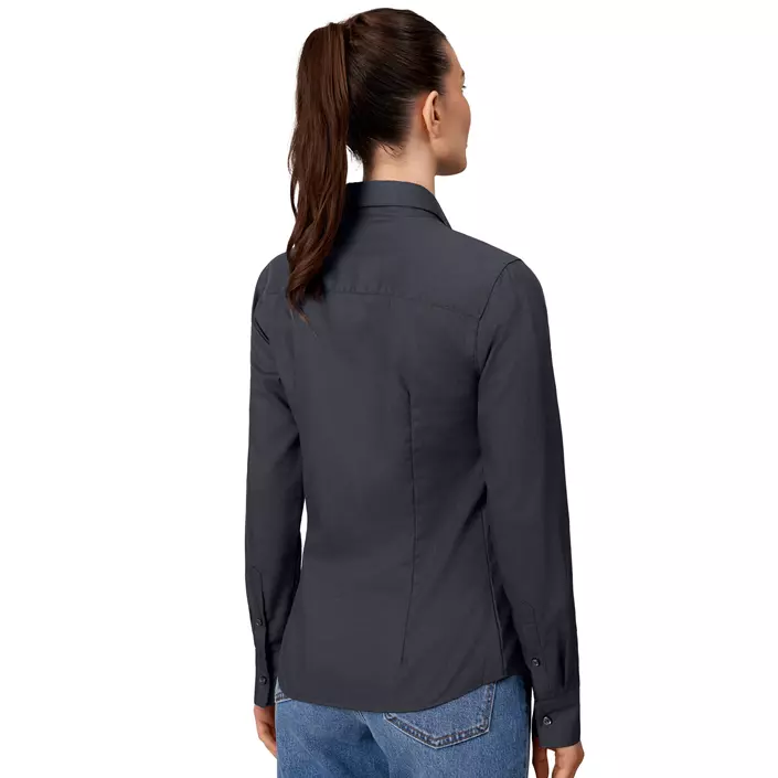 Seven Seas Dobby Royal Oxford modern fit skjorta dam, Koksgrå, large image number 2