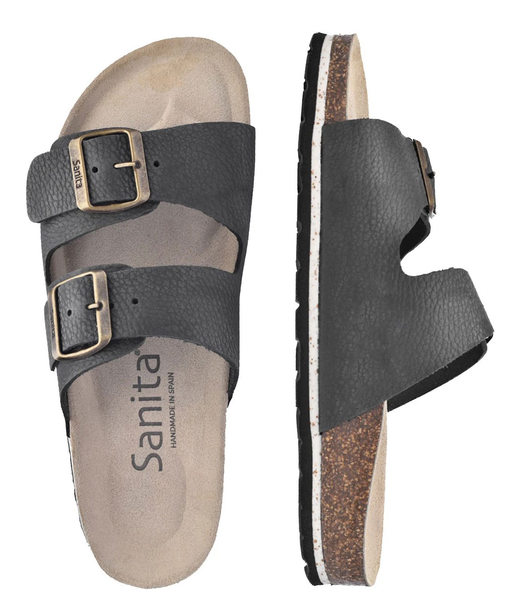 Sanita Ibiza Bio sandaler, Black