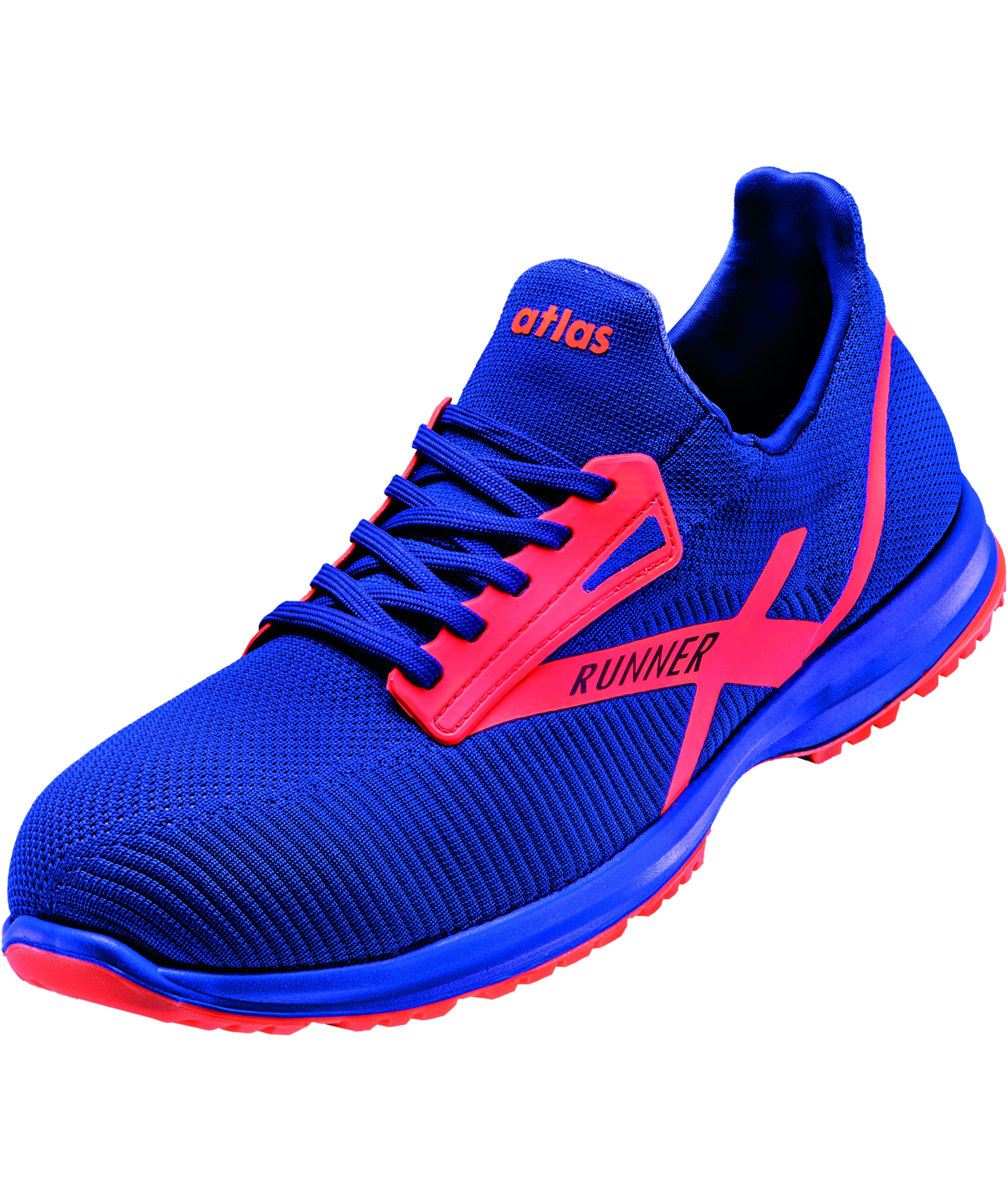 Atlas Runner 45 sikkerhedssko S1P, Neon Blue