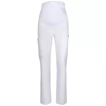 Smila Workwear Nea maternity trousers, White
