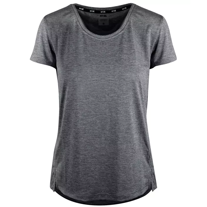NYXX Eaze Damen Pro-Dry T-Shirt, Anthrazitgrau Melange, large image number 0