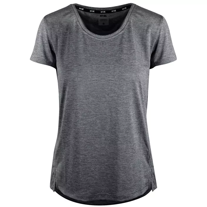 NYXX Eaze Pro-dry T-shirt dam, Antracit Grey Melerad, large image number 0