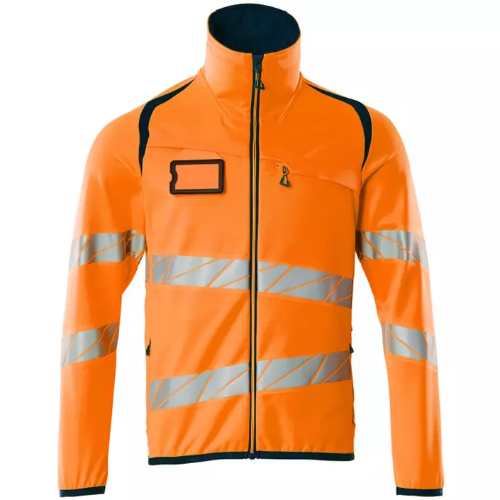 Mascot Accelerate Safe fleece jacket, Hi-Vis Orange/Dark Marine, large image number 0