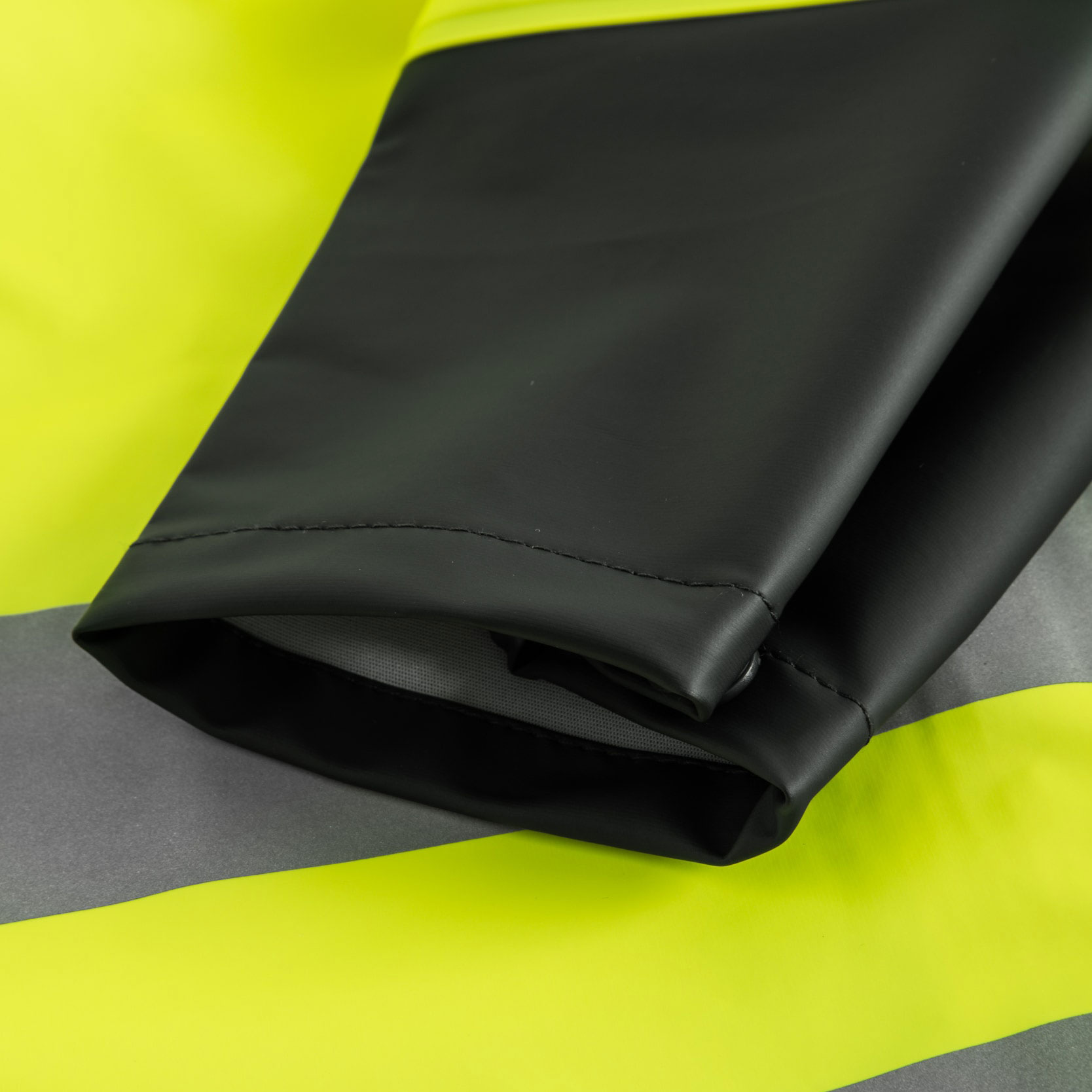 Lyngs&oslash;e PU rain jacket, Hi-vis Yellow/Marine, large image number 3