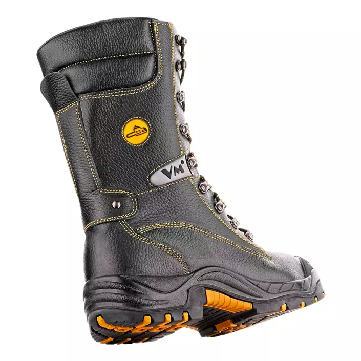 VM Footwear Belfast skjærestøvler S3, Svart/Gul, large image number 1