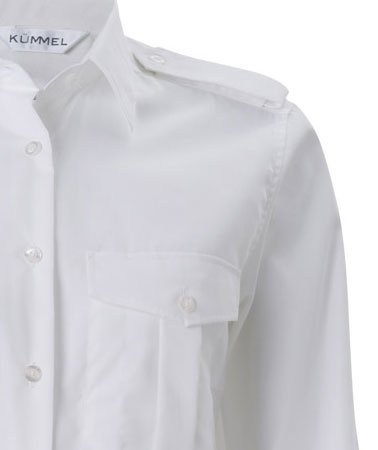 K&uuml;mmel Lisa Classic fit women's pilot shirt, White