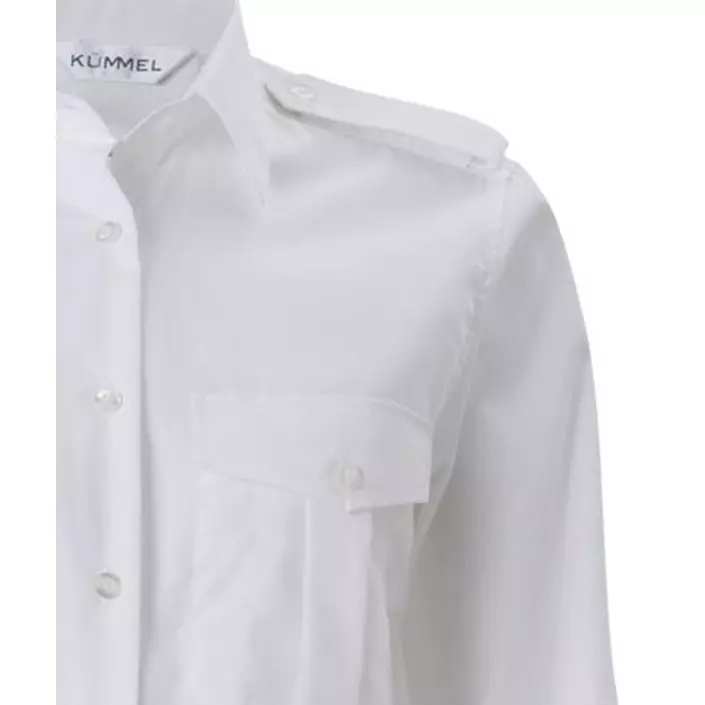 Kümmel Lisa Classic fit dame pilotskjorte, Hvid, large image number 1