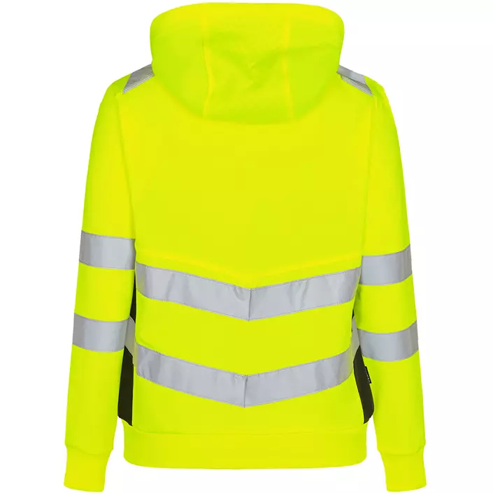 Engel Safety Damen Kapuzensweatshirt, Hi-vis Gelb/Schwarz, large image number 1