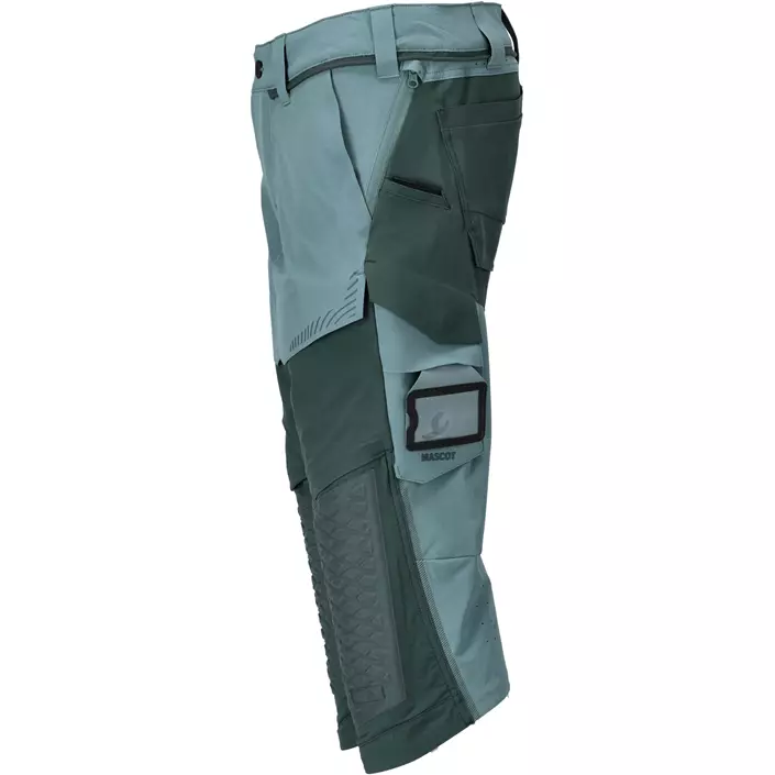 Mascot Customized arbejdsknickers full stretch, Lys skovgrøn/Skovgrøn, large image number 4