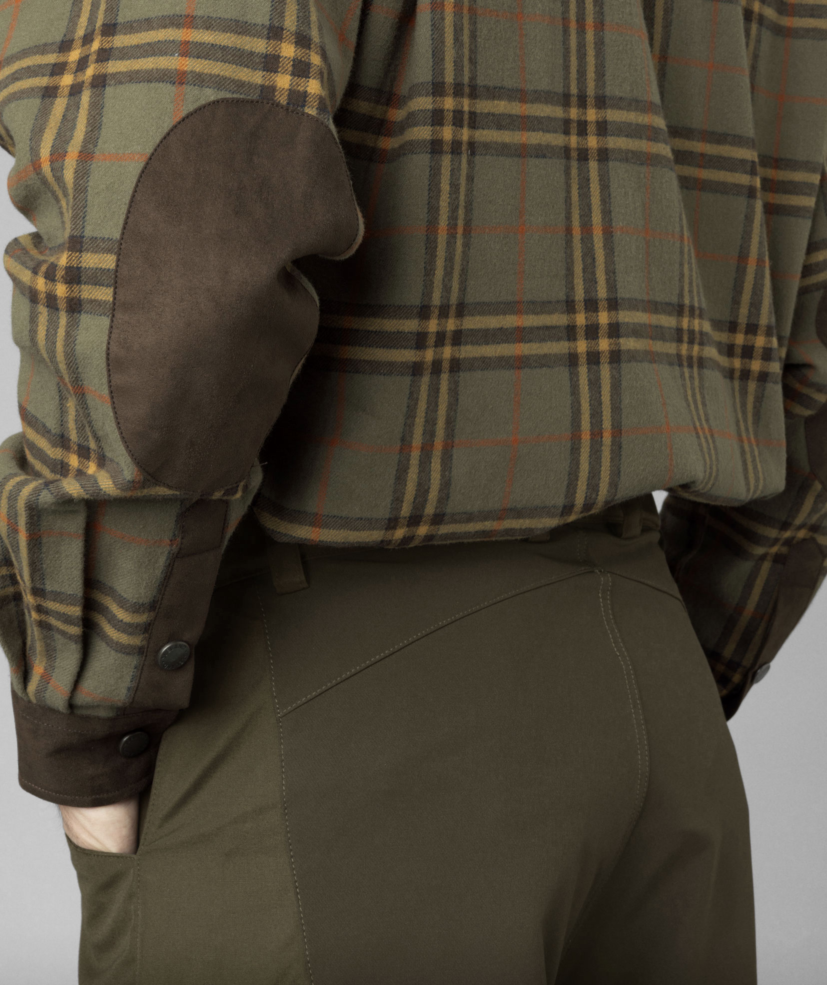 Seeland Banff skogsarbetare skjorta, Grape leaf/Terracotta check, large image number 8