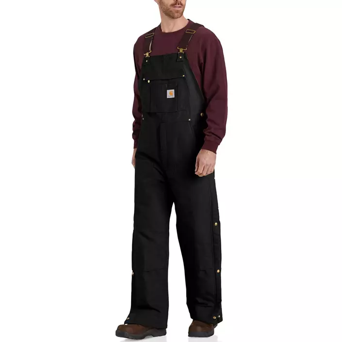 Carhartt Firm Duck overalls, Sort, large image number 1