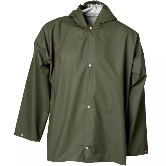 Elka Pro PU rain jacket, Olive Green, large image number 0