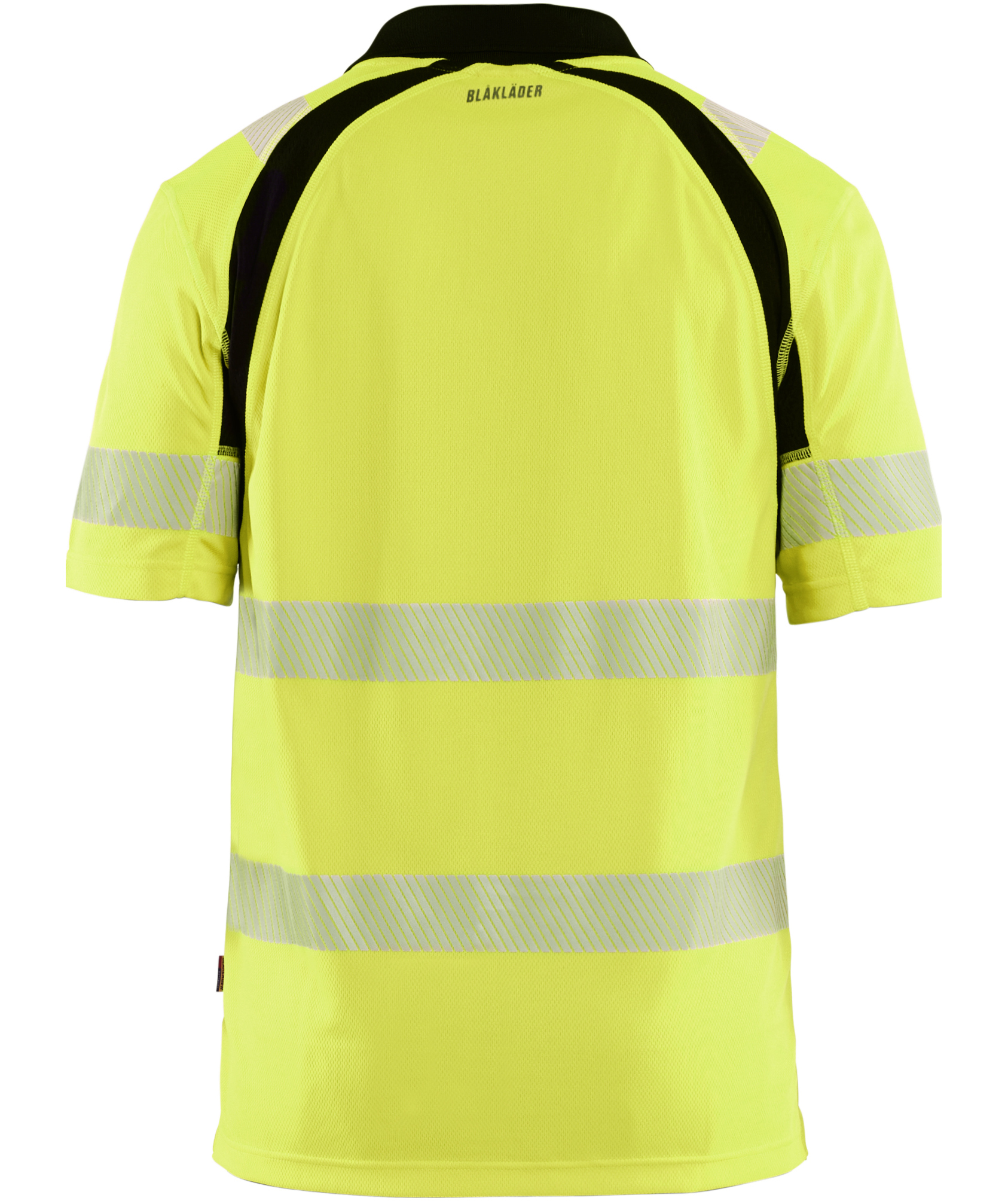 Bl&aring;kl&auml;der polo T-shirt, Hi-vis Gul/Sort, large image number 2