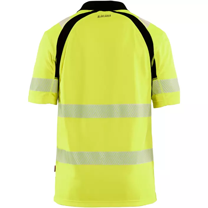 Blåkläder polo T-skjorte, Hi-vis Gul/Svart, large image number 2