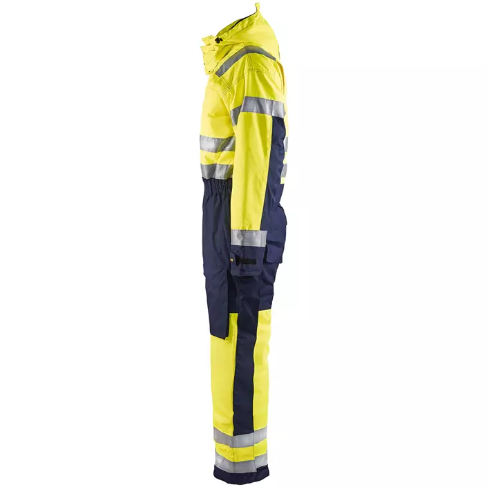 Blåkläder winter coverall, Hi-vis Yellow/Marine, large image number 1