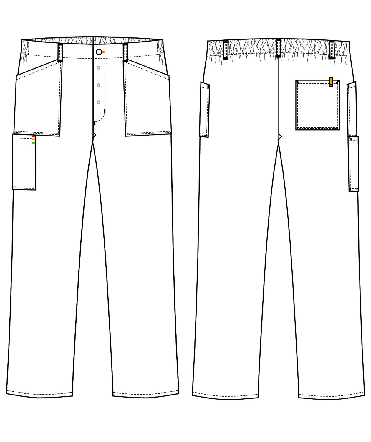 Kentaur trousers with patch pocket leg length 84 cm, Pepita Checkered Black/Grey, large image number 3