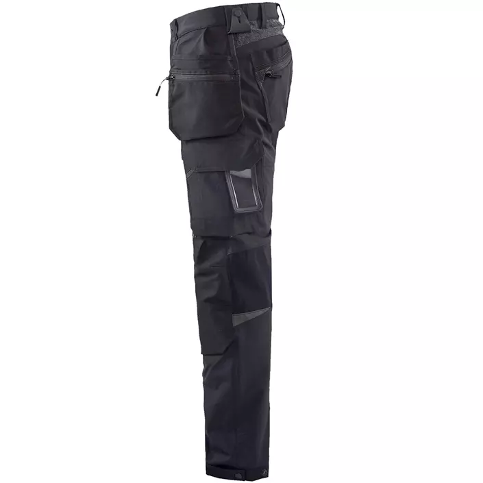 Blåkläder craftsman trousers full stretch, Black/Grey, large image number 2