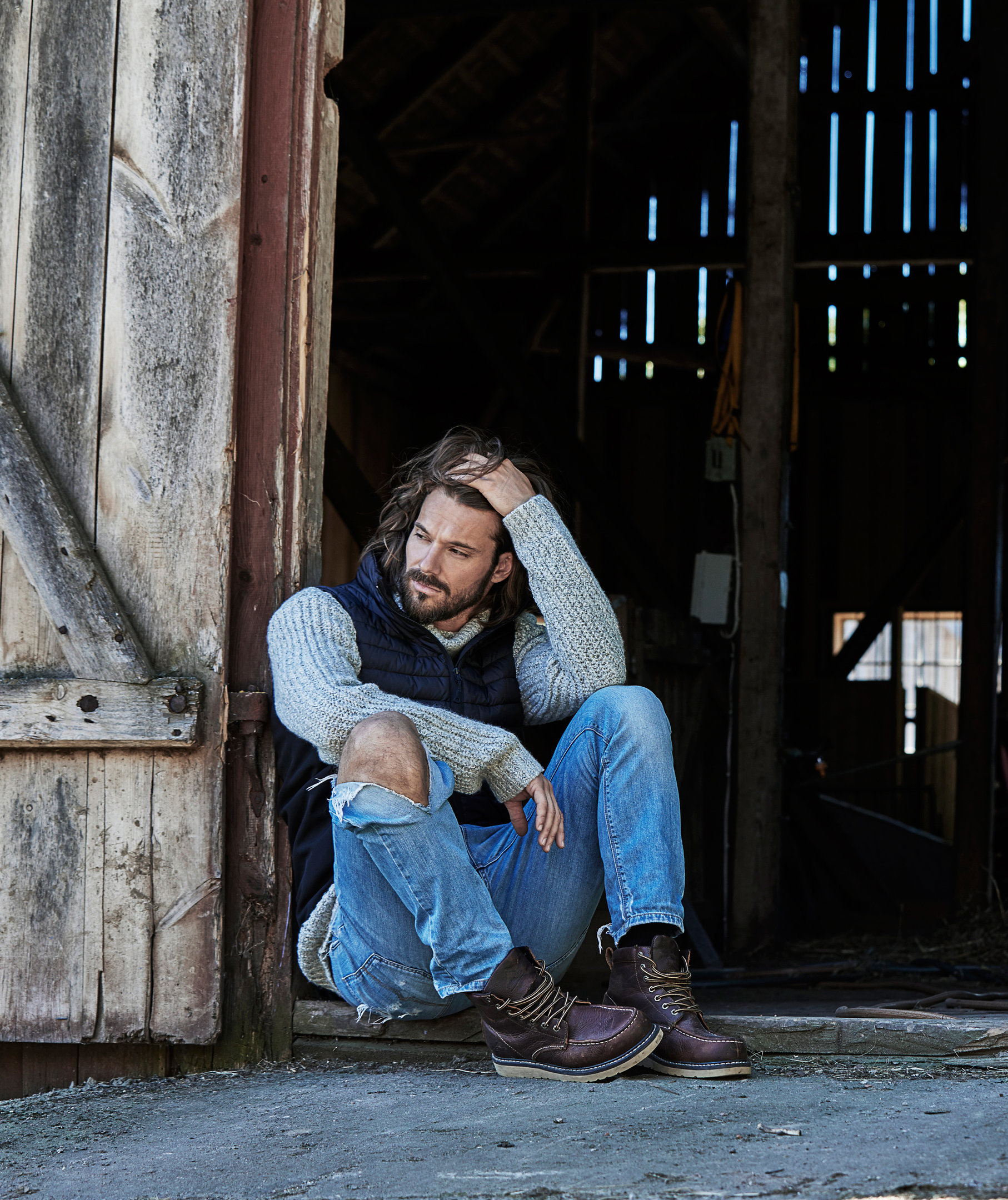 Tee Jays Crossover bodywarmer/vest, Black, large image number 3