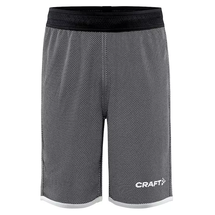 Craft Progress vendbar shorts for barn, Svart/Hvit, large image number 0