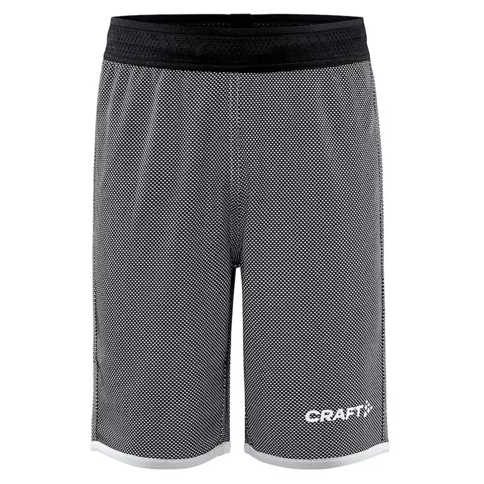 Craft Progress vendbare shorts til børn, Sort/Hvid, large image number 0