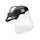 Hellberg Safe 3 PC visor holder & visor, Transparent, Transparent, swatch