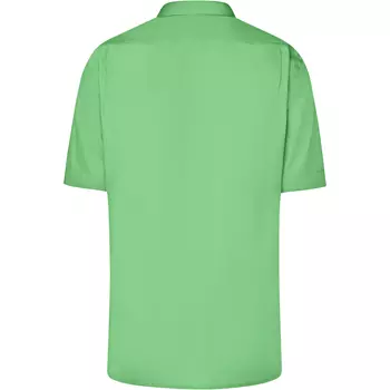 James & Nicholson modern fit kortærmet skjorte, Limegrøn