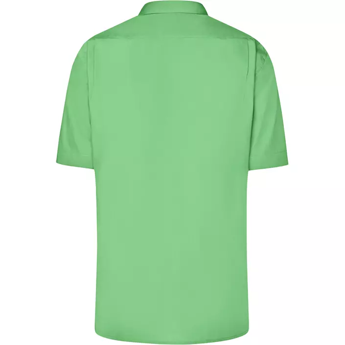 James & Nicholson modern fit short-sleeved shirt, Lime Green, large image number 1